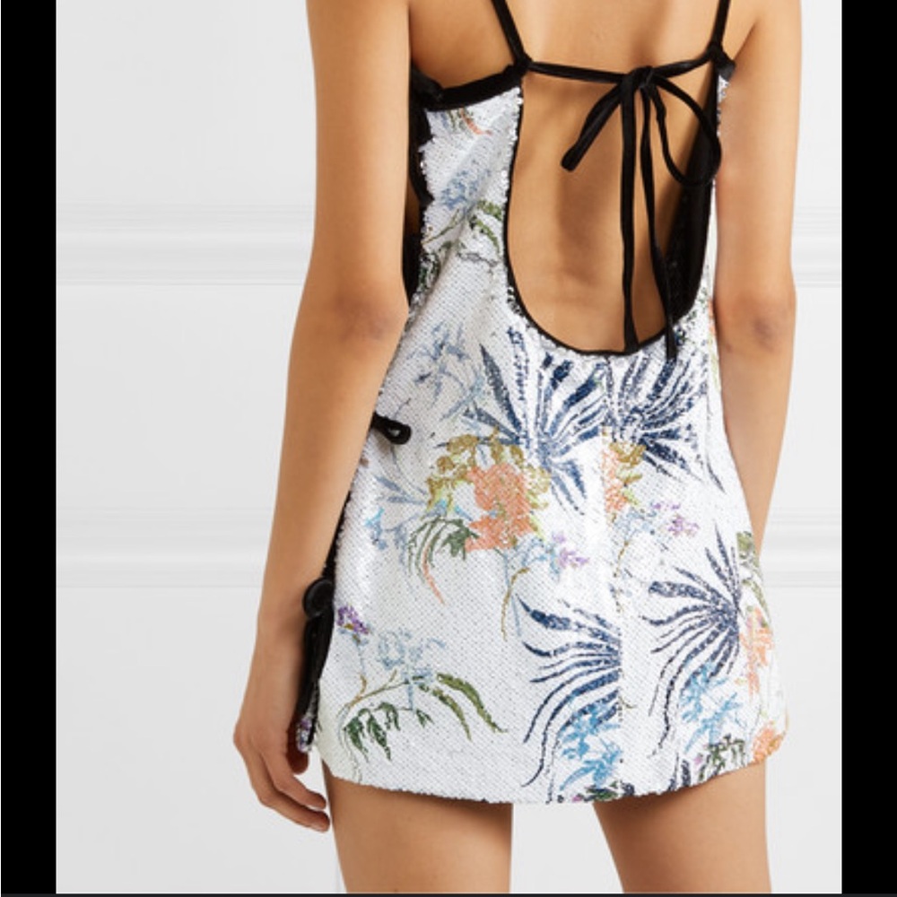 Blouse Glitter mini dress